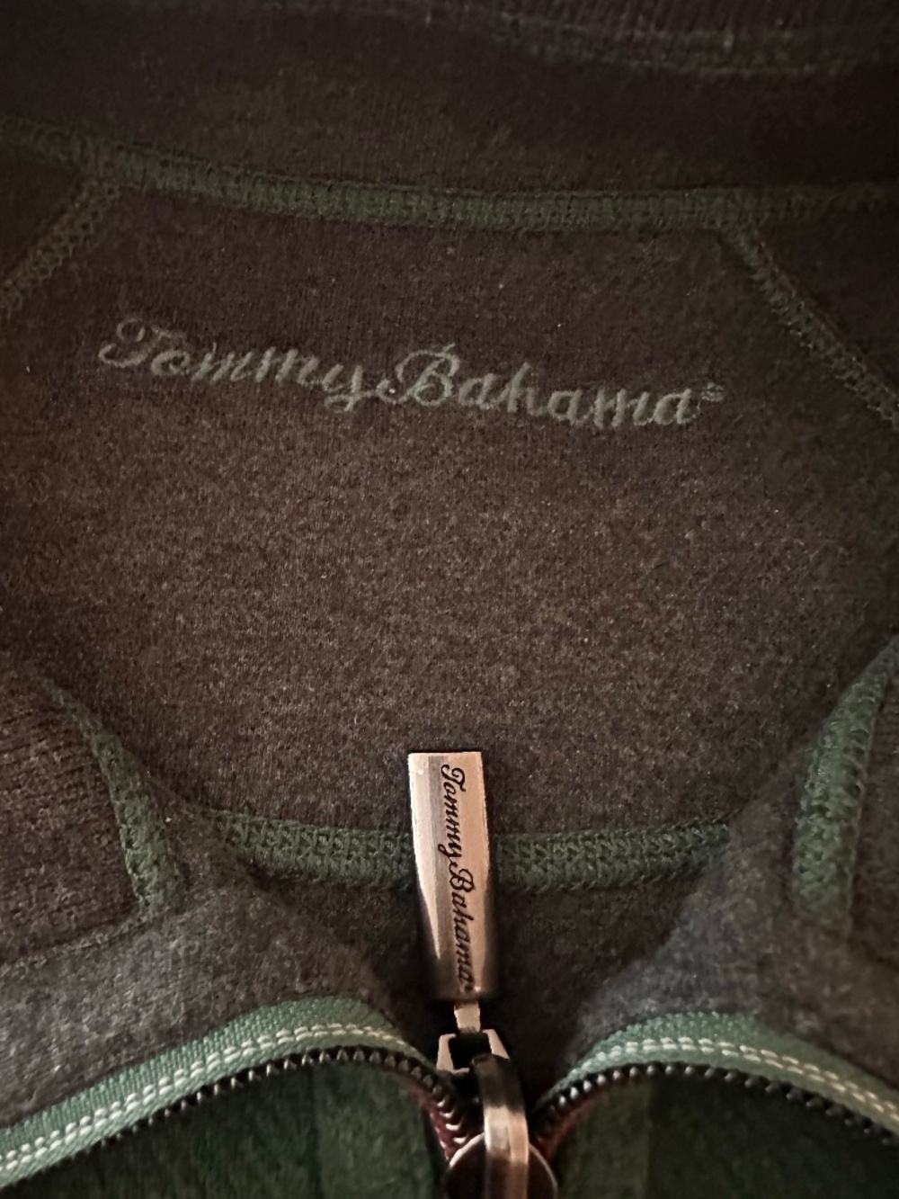 Reversible Tommy Bahama quarter-zip- XL